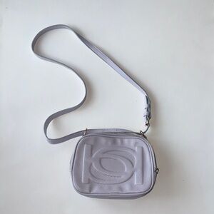 Elegant BEBE Light Purple Crossbody Bag